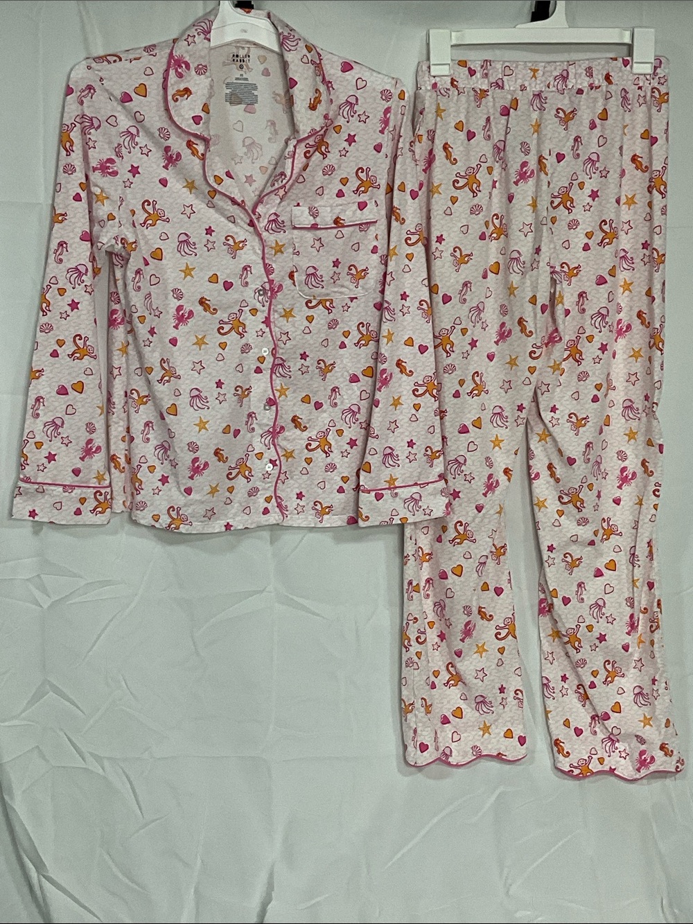 Roller Rabbit xTarget Women’s Pajamas
Pink Ocean/Sea Life| Button Down Front XS - Picture 8 of 9